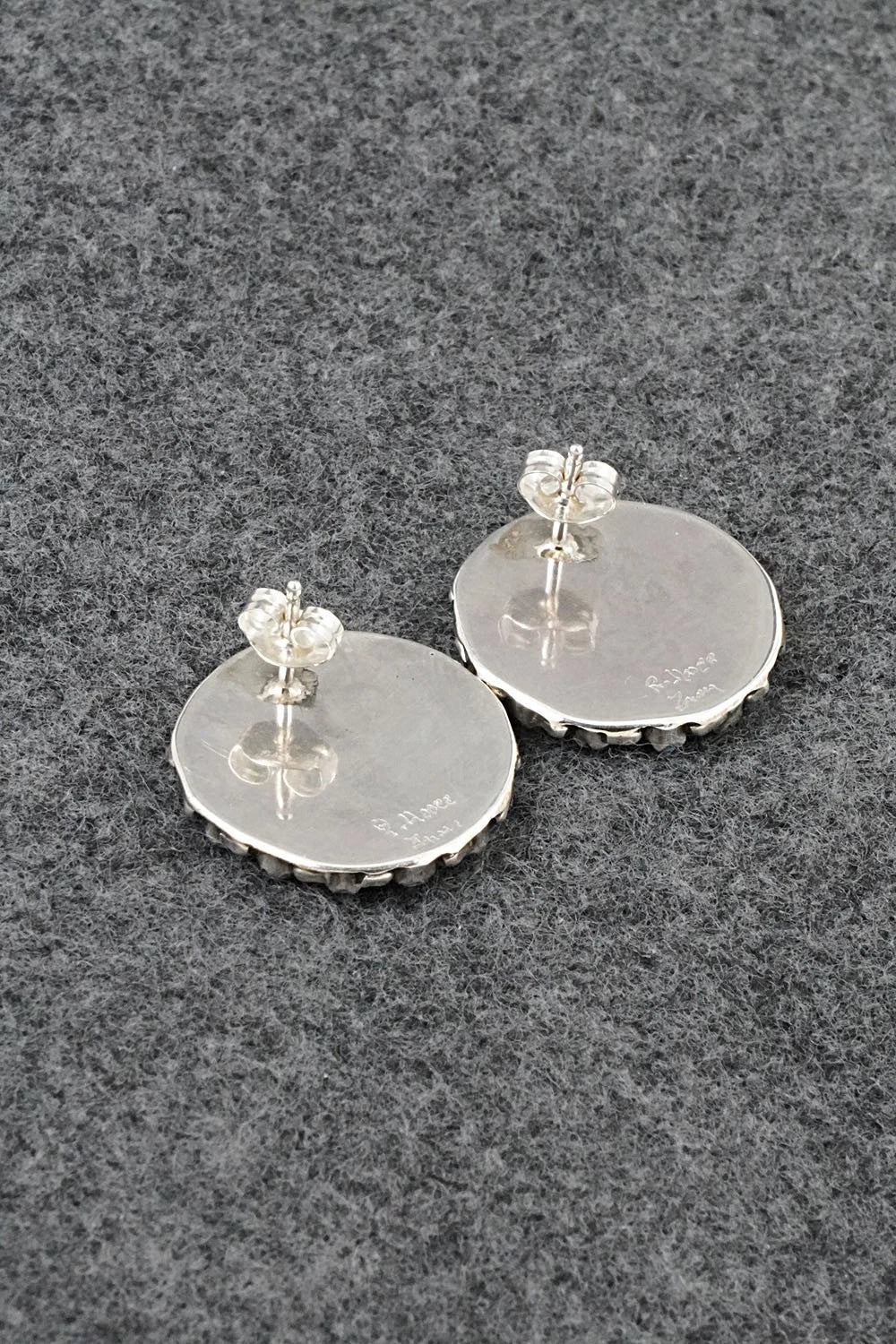 Turquoise & Sterling Silver Earrings - Randy Hooee