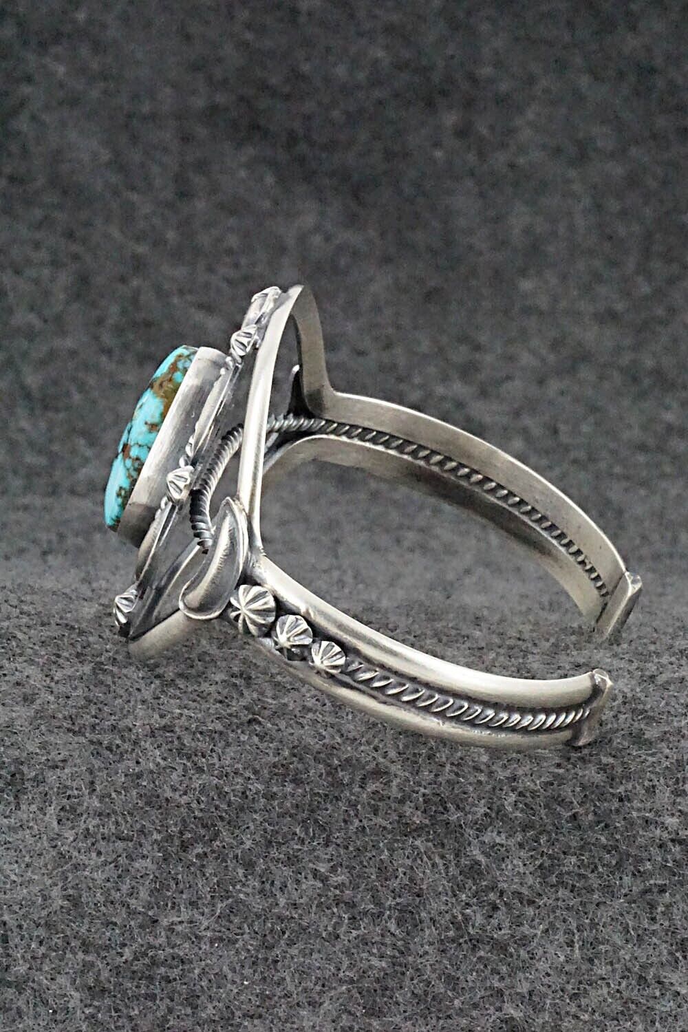 Turquoise & Sterling Silver Bracelet - Raymond Delgarito