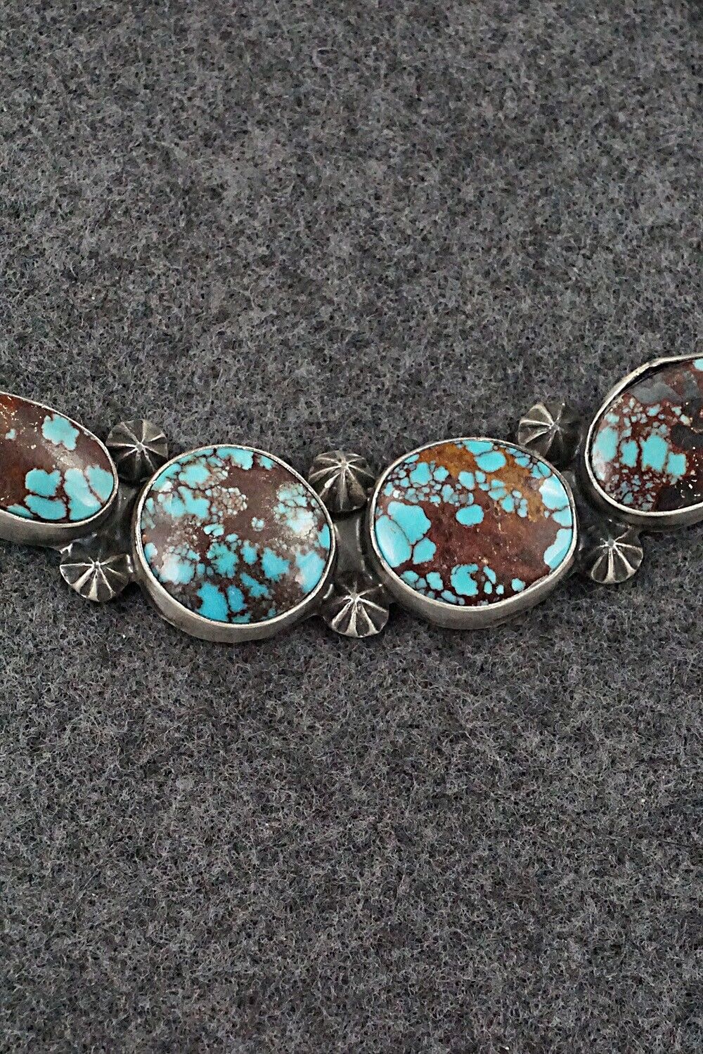 Turquoise & Sterling Silver Necklace - Darrin Livingston