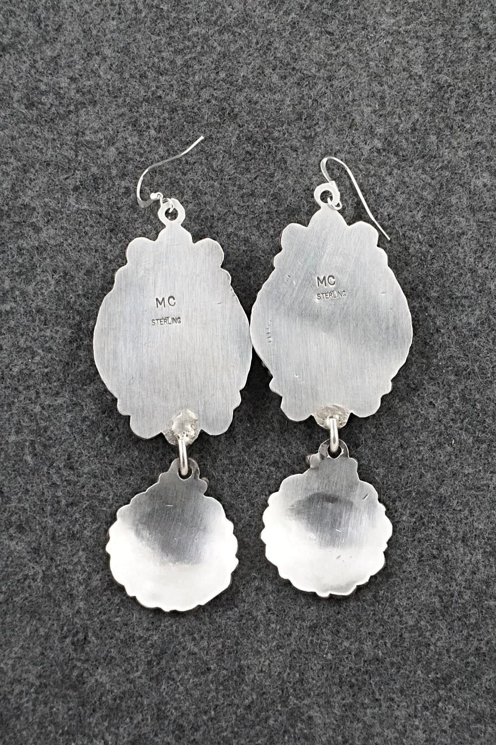 Turquoise & Sterling Silver Earrings - Michael Calladitto
