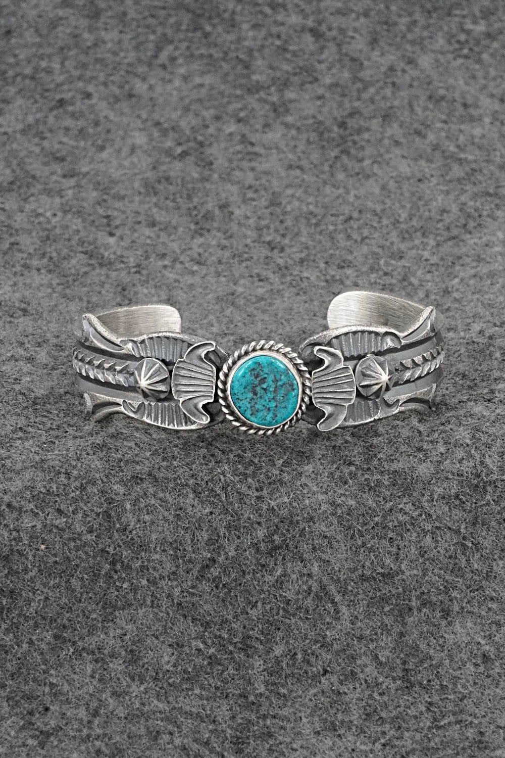 Turquoise & Sterling Silver Bracelet - Kevin Billah