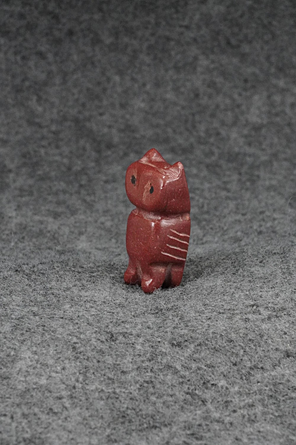 Owl Zuni Fetish Carving - Justin Red Elk