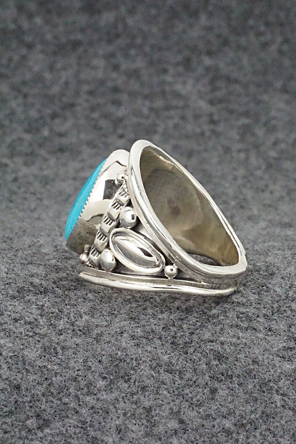 Turquoise and Sterling Silver Ring - Larson Lee - Size 11