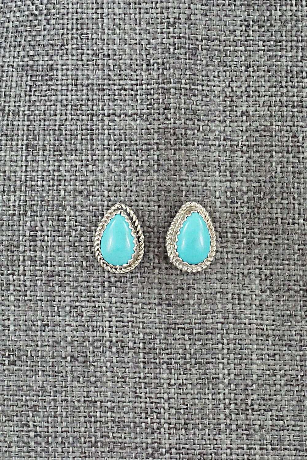 Turquoise & Sterling Silver Earrings - Sally Arviso