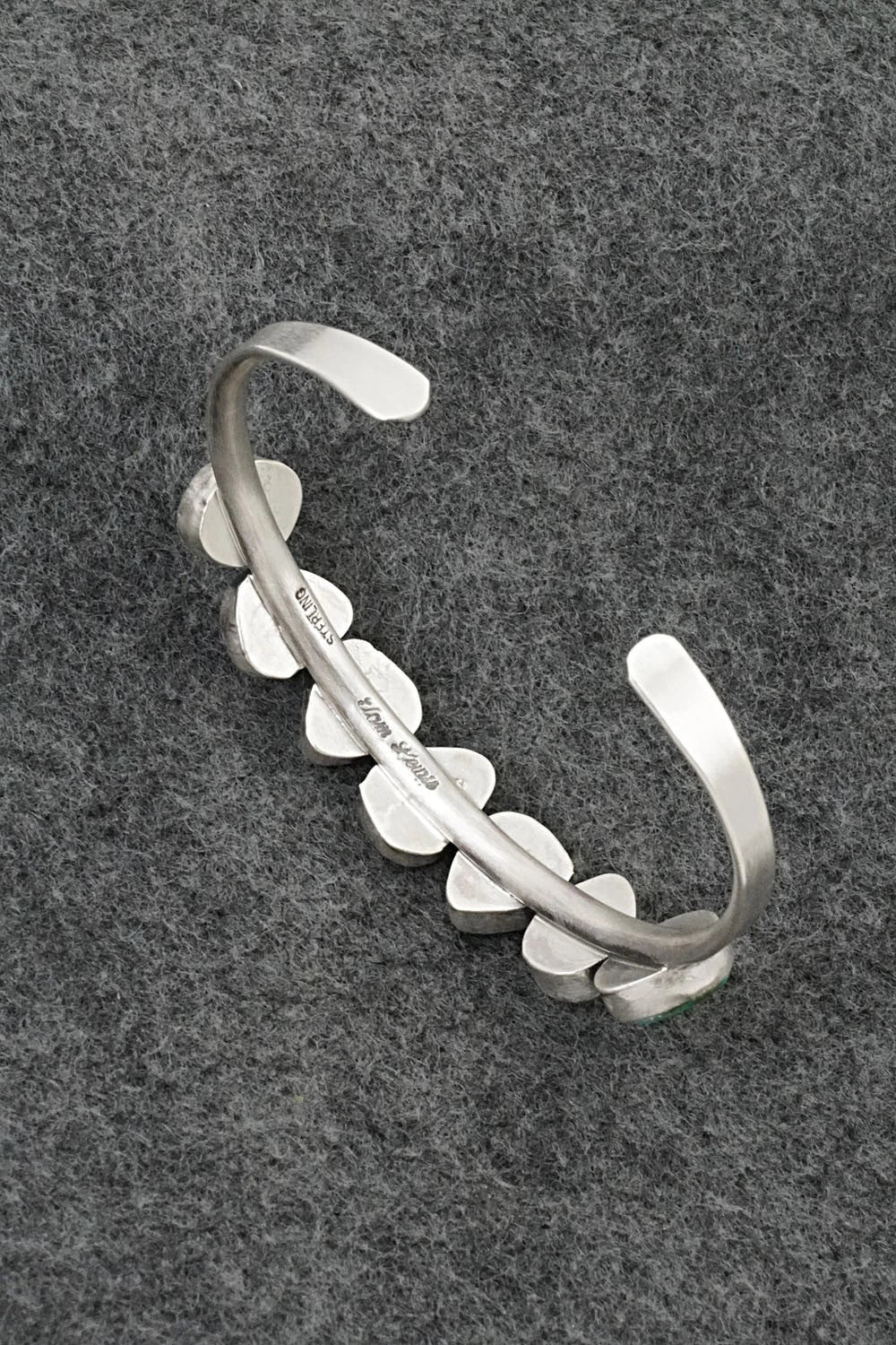 Turquoise & Sterling Silver Bracelet - Tom Lewis