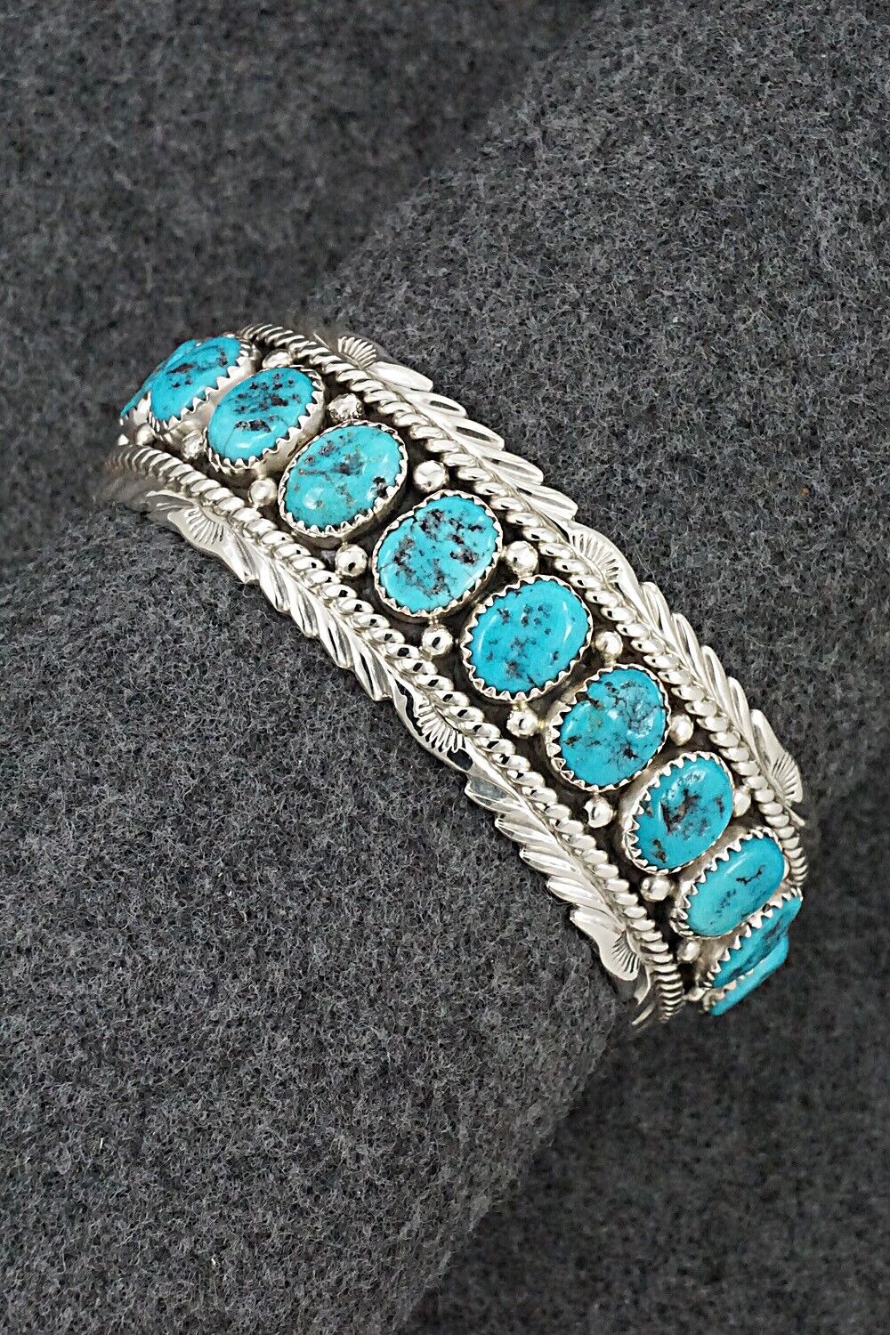 Turquoise & Sterling Silver Bracelet - Martin Muskett