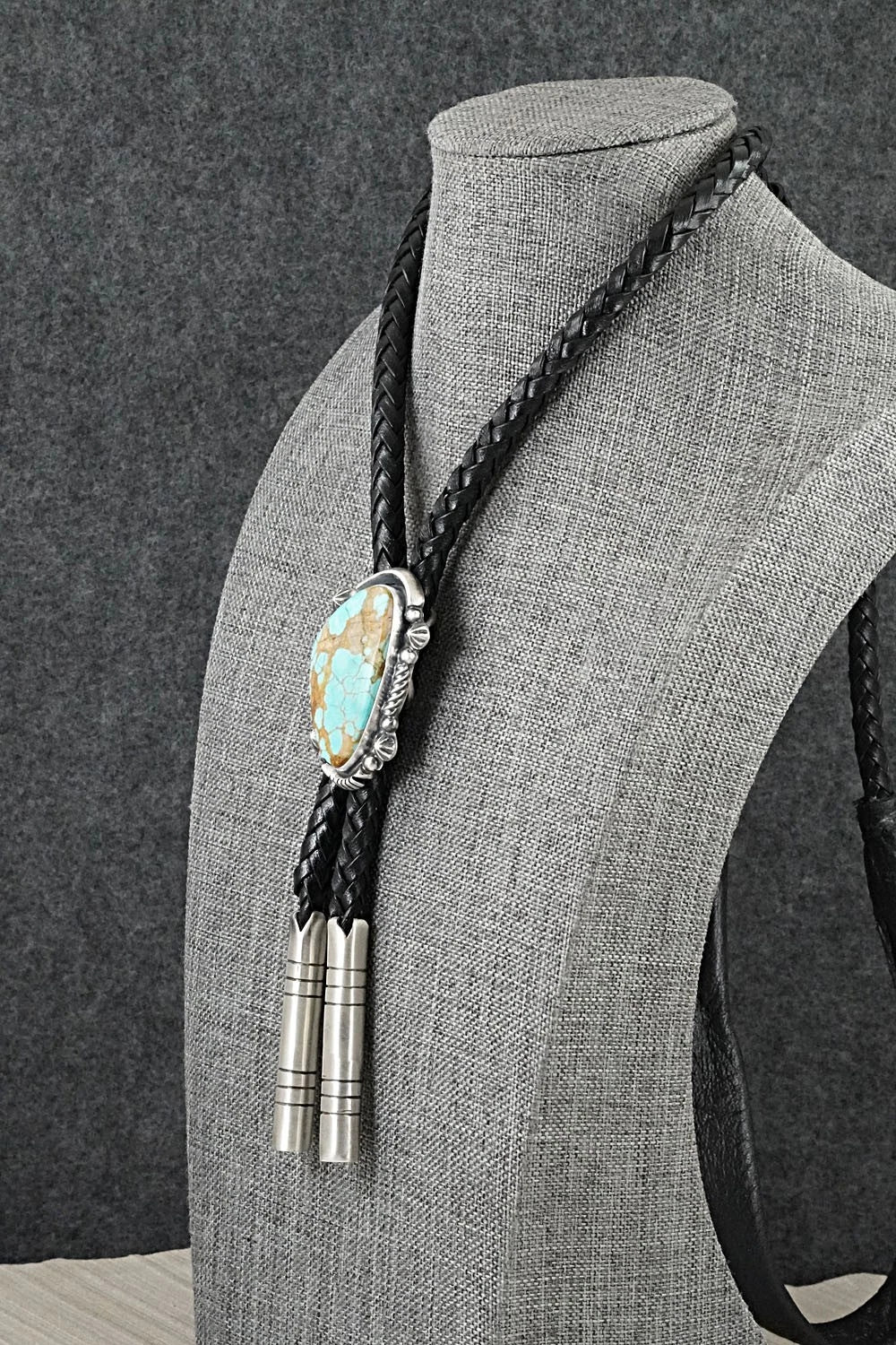 Turquoise & Sterling Silver Bolo Tie - Bob Becenti