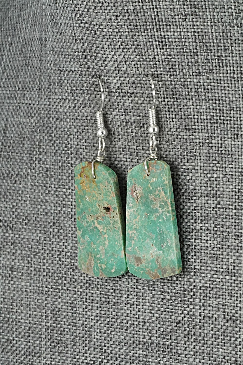 Turquoise & Sterling Silver Earrings - Tammy Nolcot