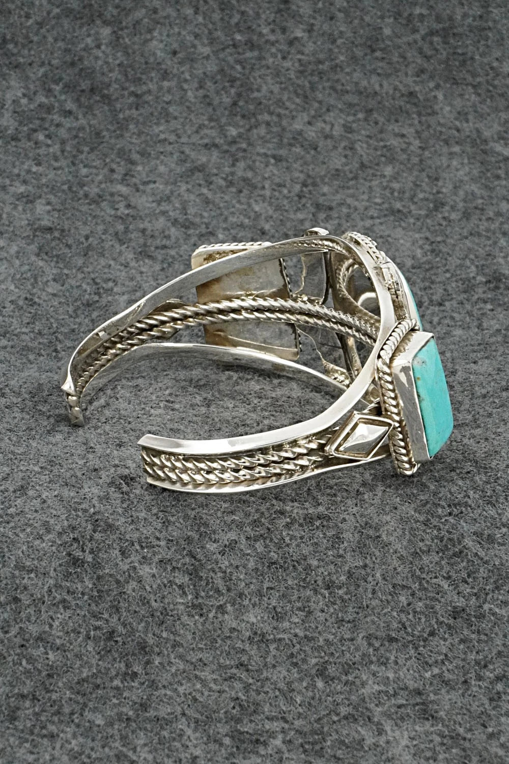 Turquoise & Sterling Silver Bracelet - Emerson Delgarito
