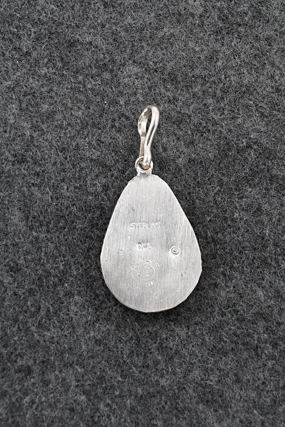 Multi-Stone & Sterling Silver Inlay Pendant - Ola Eriacho