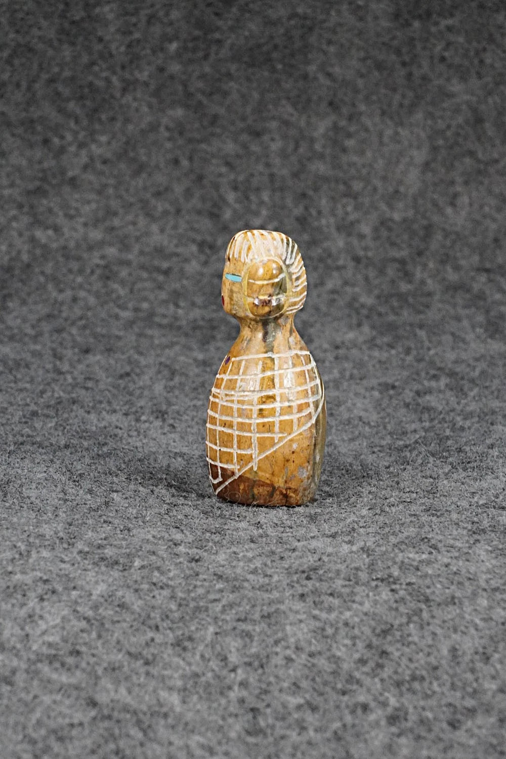 Corn Maiden Zuni Fetish Carving - Andres Jernention