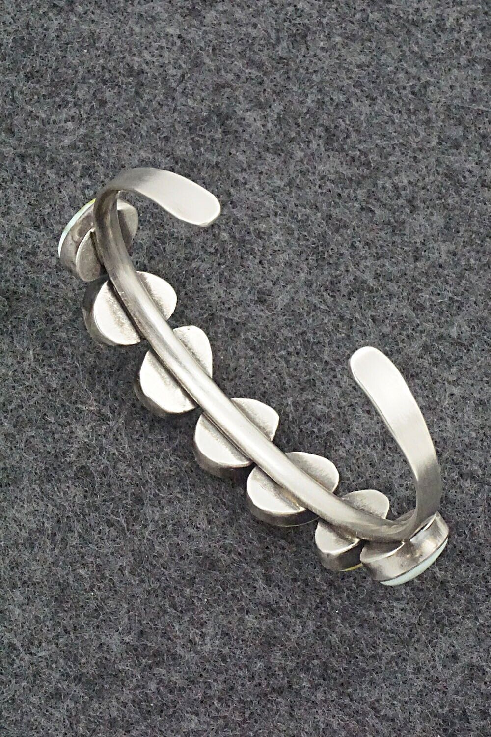 Variscite & Sterling Silver Bracelet - Tom Lewis