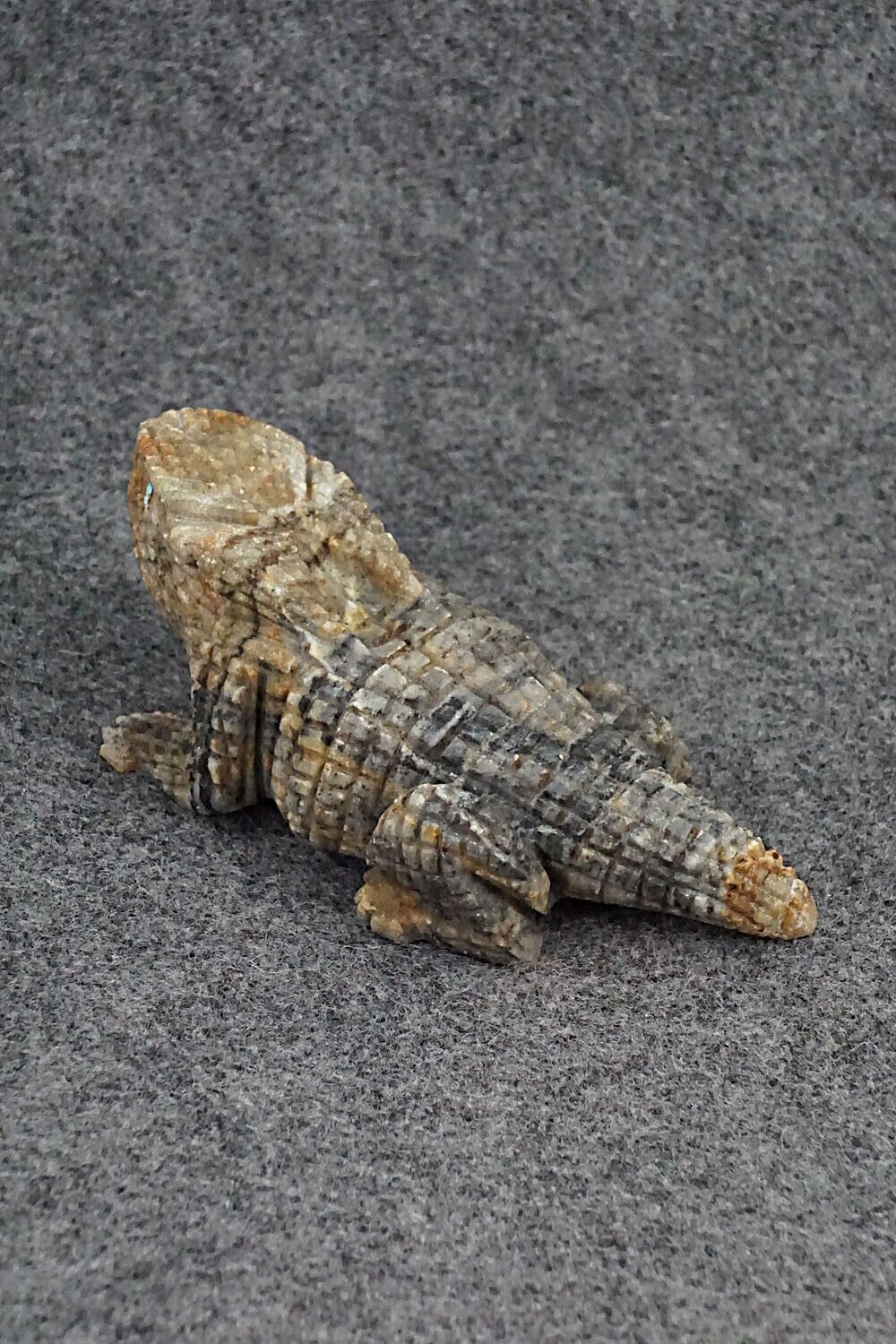 Horned Toad Zuni Fetish Carving - Tony Mackel