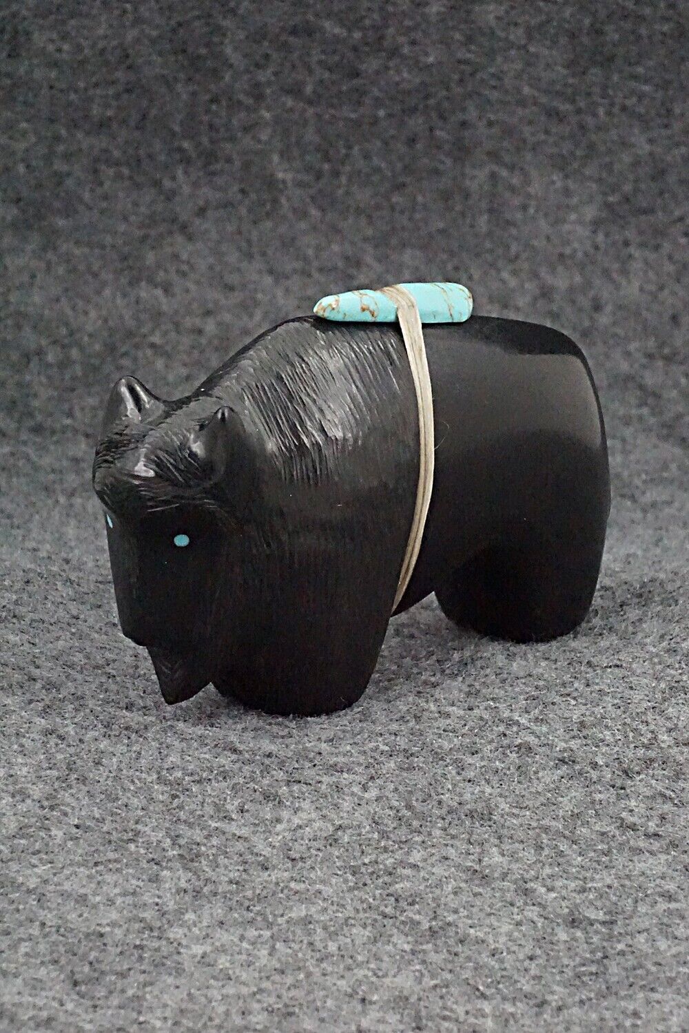 Buffalo Zuni Fetish Carving - Herbert Halate