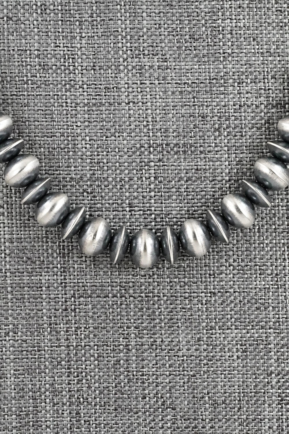 Sterling Silver Navajo Pearl Necklace 18" - Tonisha Haley