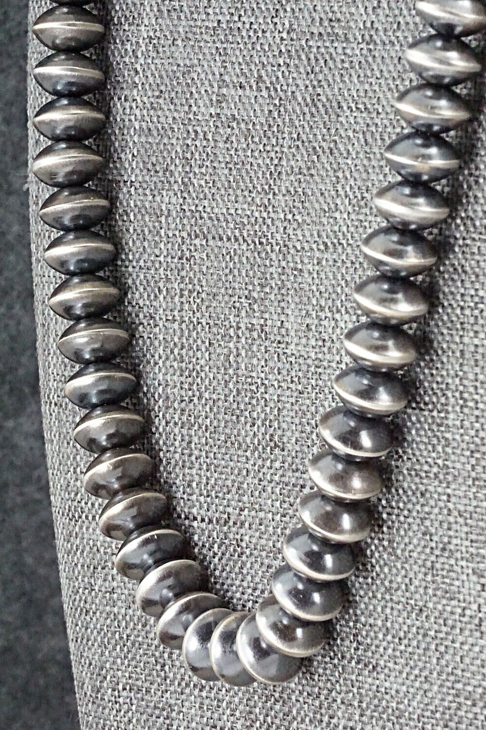 Sterling Silver Navajo Pearl Necklace - Michelle James