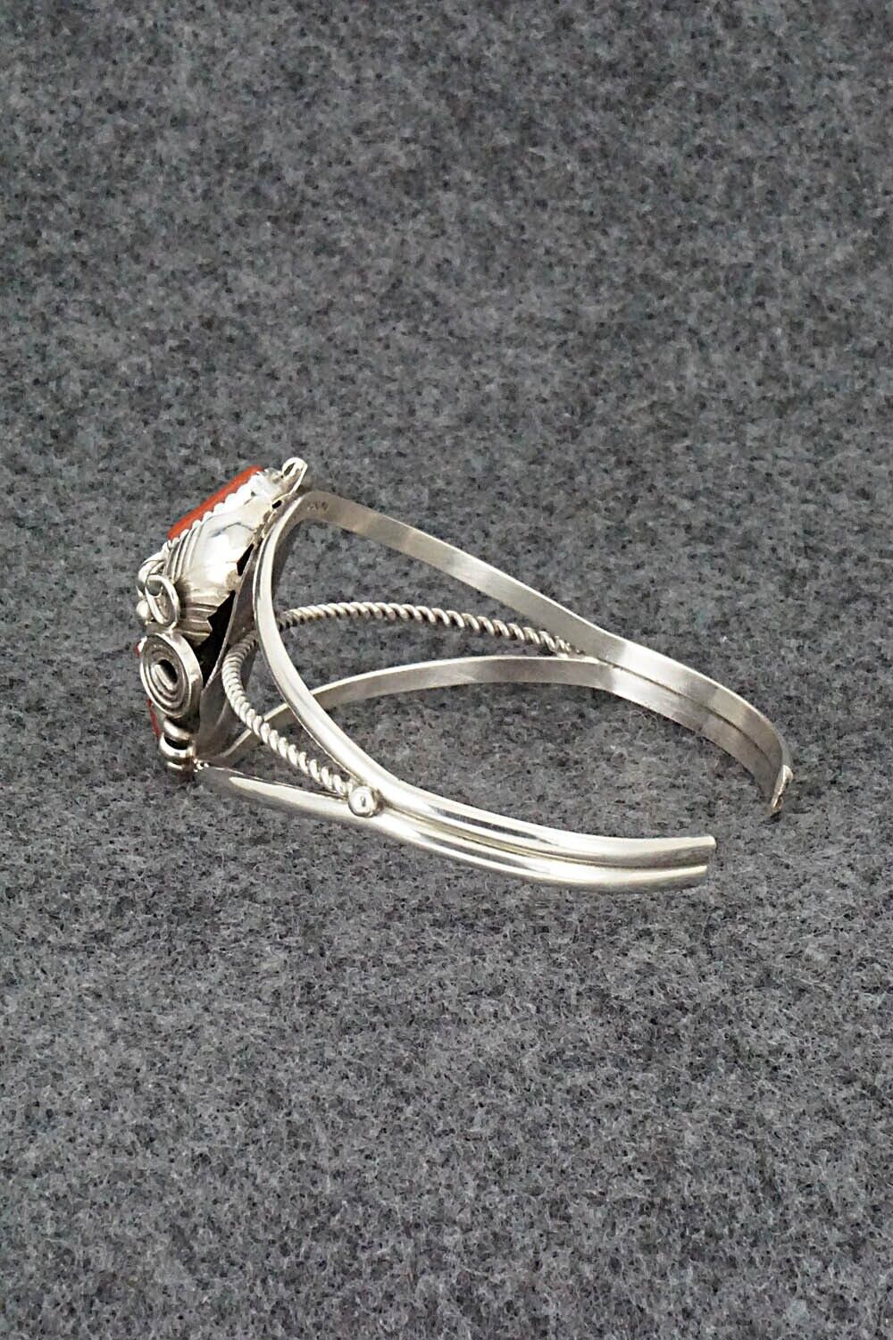 Coral & Sterling Silver Bracelet - Max Calladitto