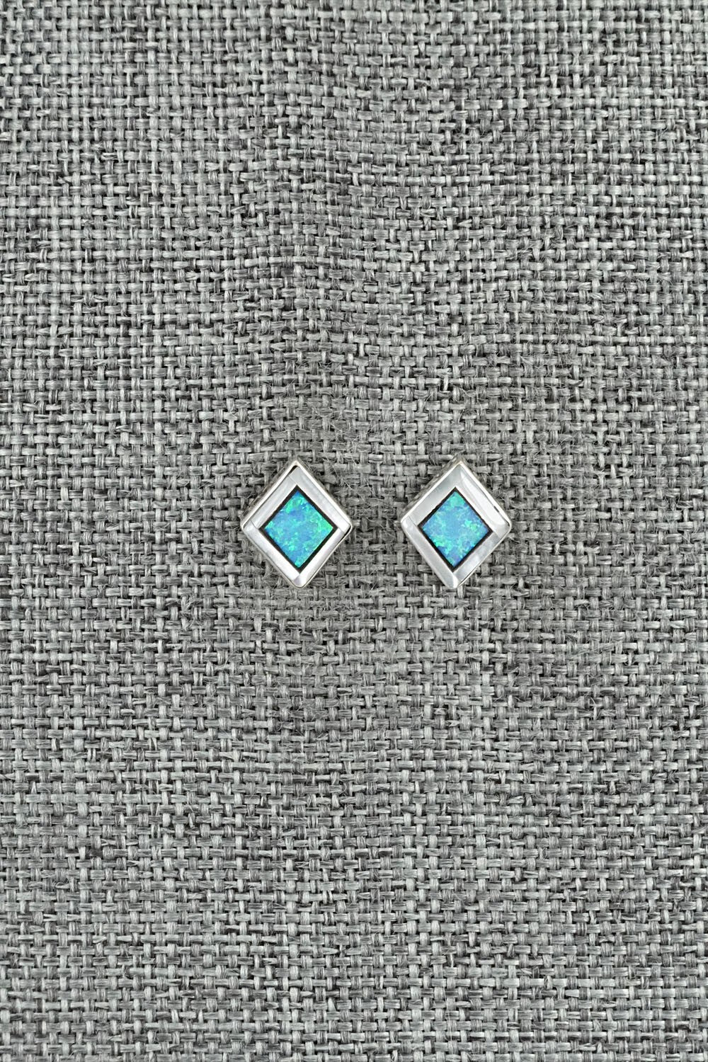 Opalite, Mother of Pearl & Sterling Silver Earrings - Willis Kylestewa