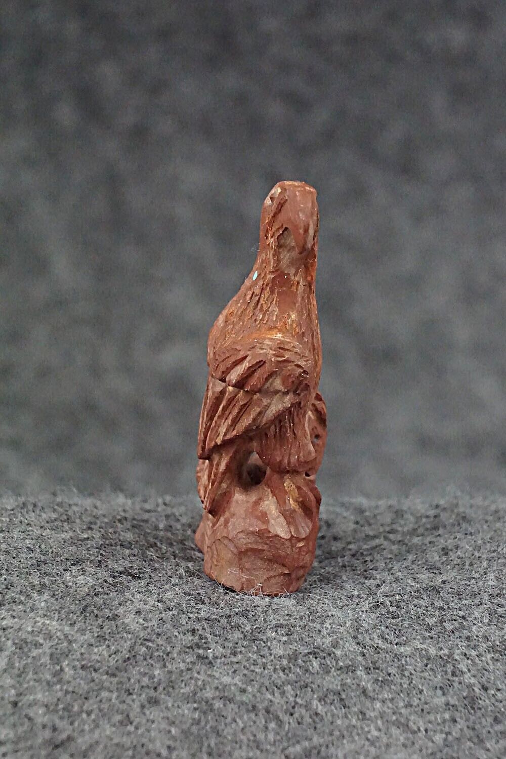 Eagle with Fish Zuni Fetish Carving - Lewis Malie