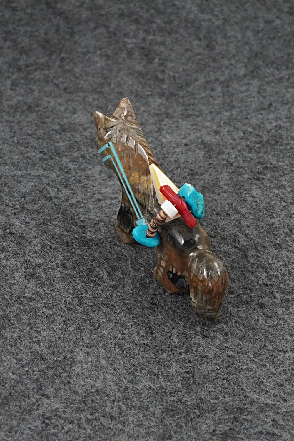 Horse Zuni Fetish Carving - Rodney Laiwakete