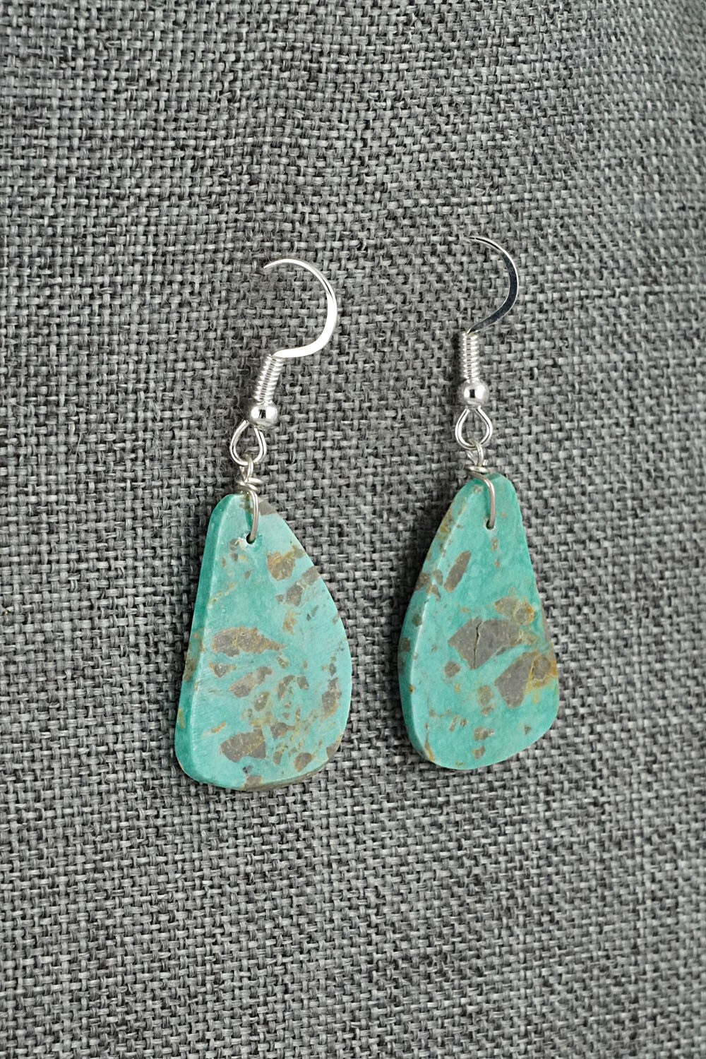 Turquoise & Sterling Silver Earrings - Tammy Nolcot