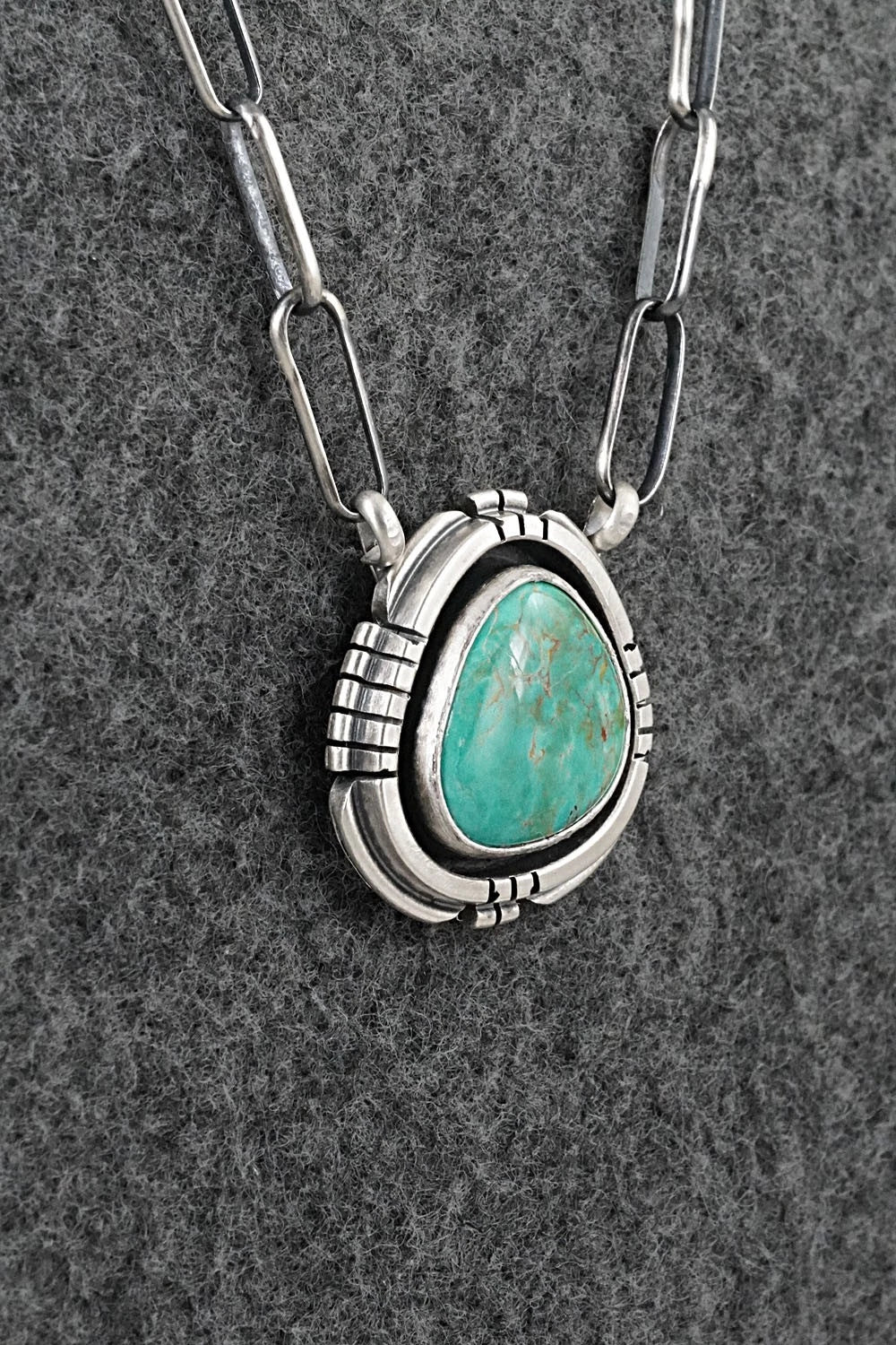 Turquoise & Sterling Silver Necklace - Daniel Benally