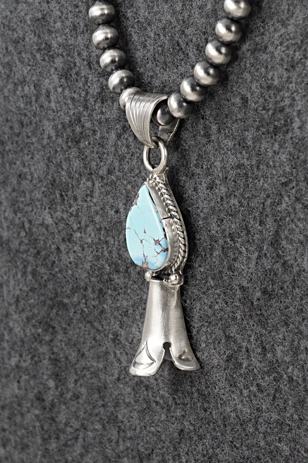 Turquoise & Sterling Silver Necklace - Sharon McCarthy