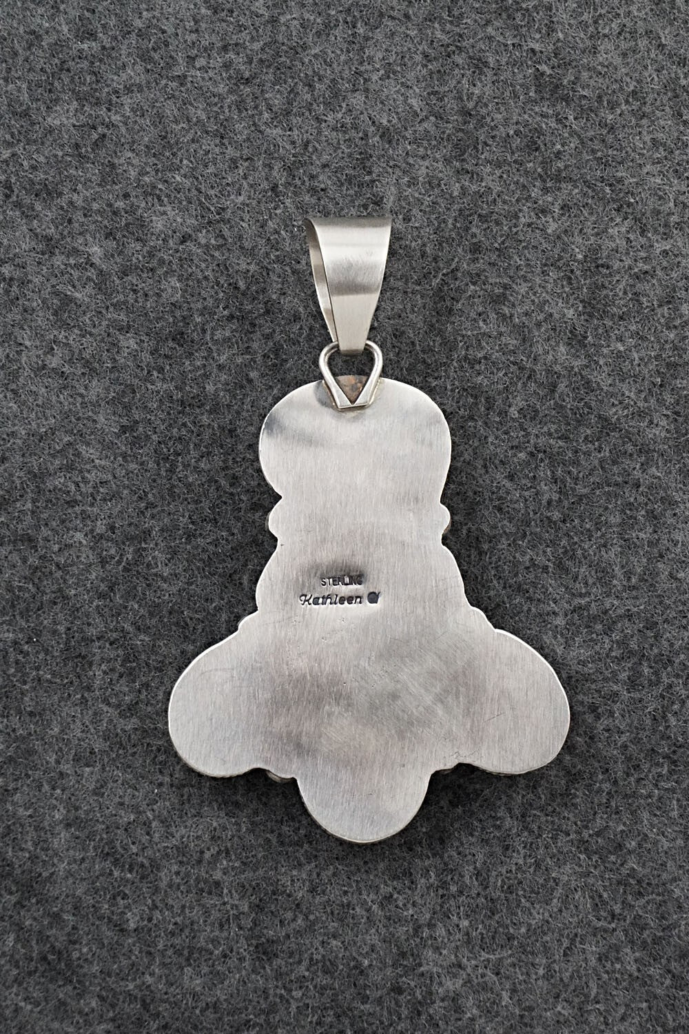 Turquoise & Sterling Silver Pendant - Kathleen Chavez