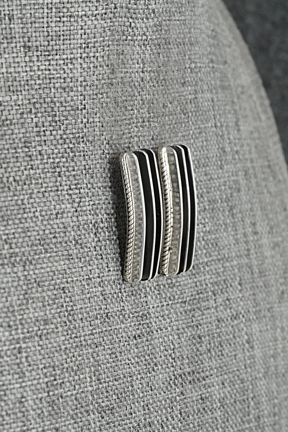 Sterling Silver Earrings - Darrell Yazzie