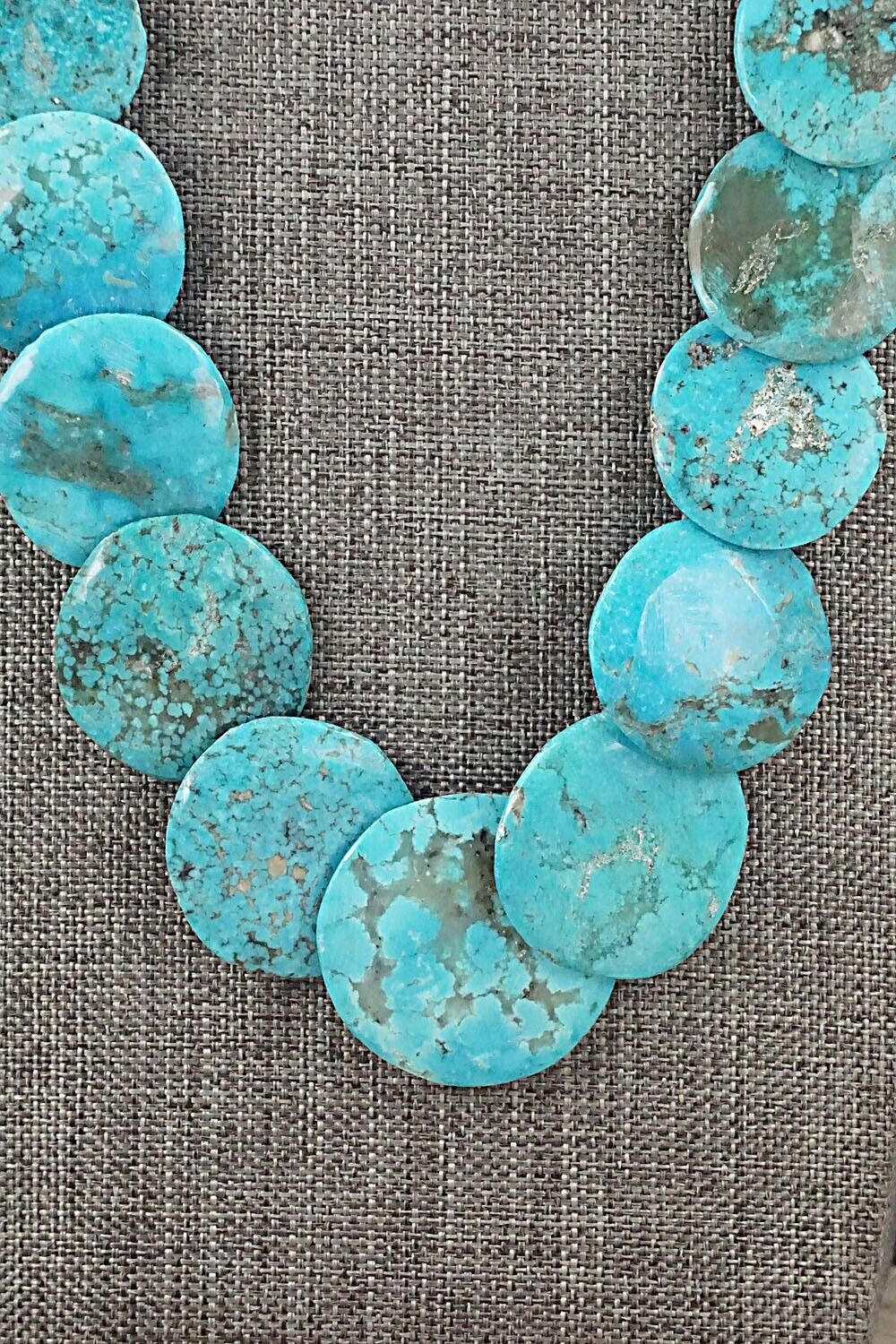 Turquoise & Sterling Silver Necklace - Joann Garcia