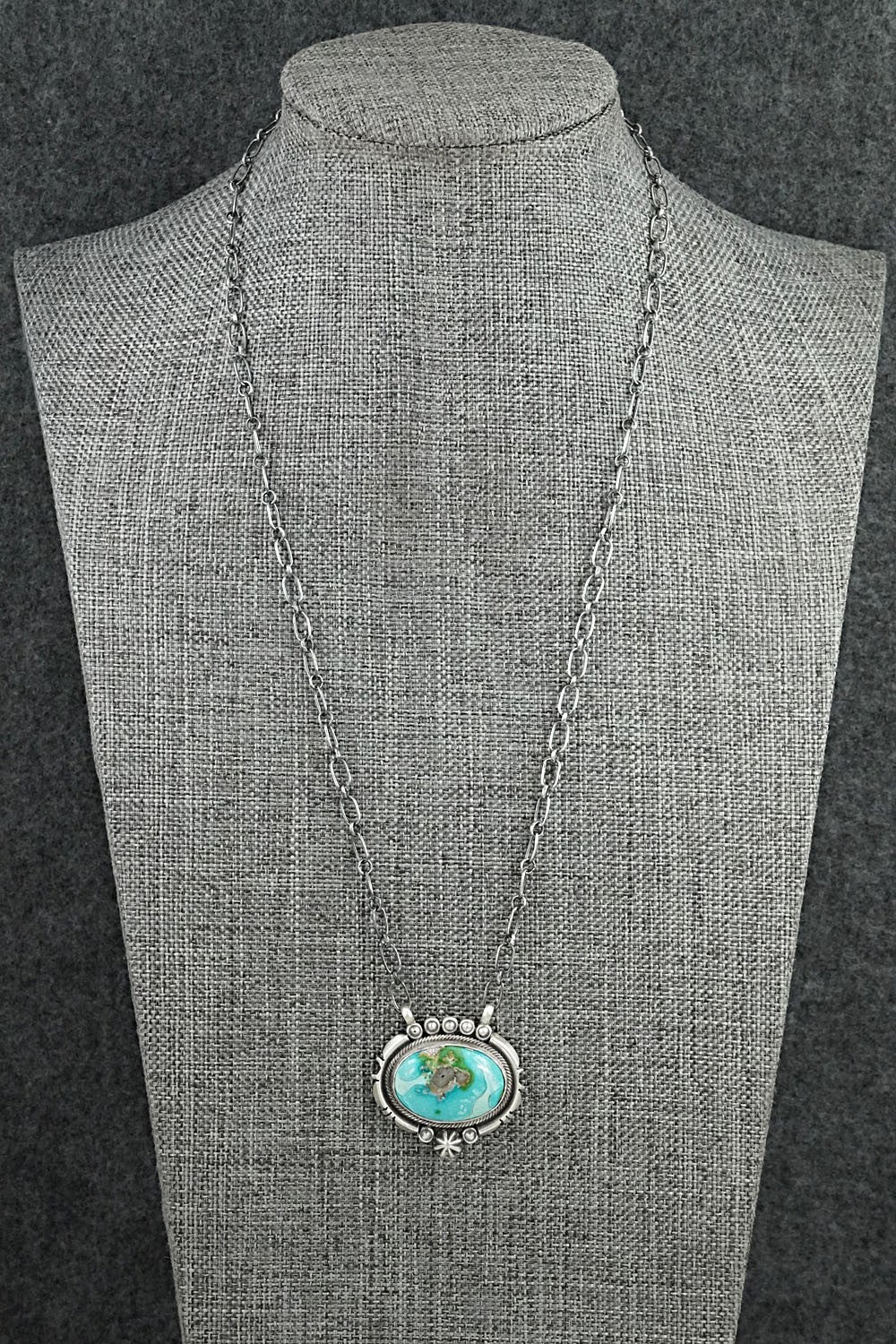Turquoise & Sterling Silver Necklace - Daniel Benally