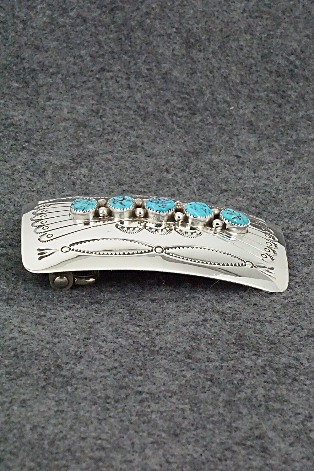 Turquoise & Sterling Silver Belt Buckle - Jolene Begay