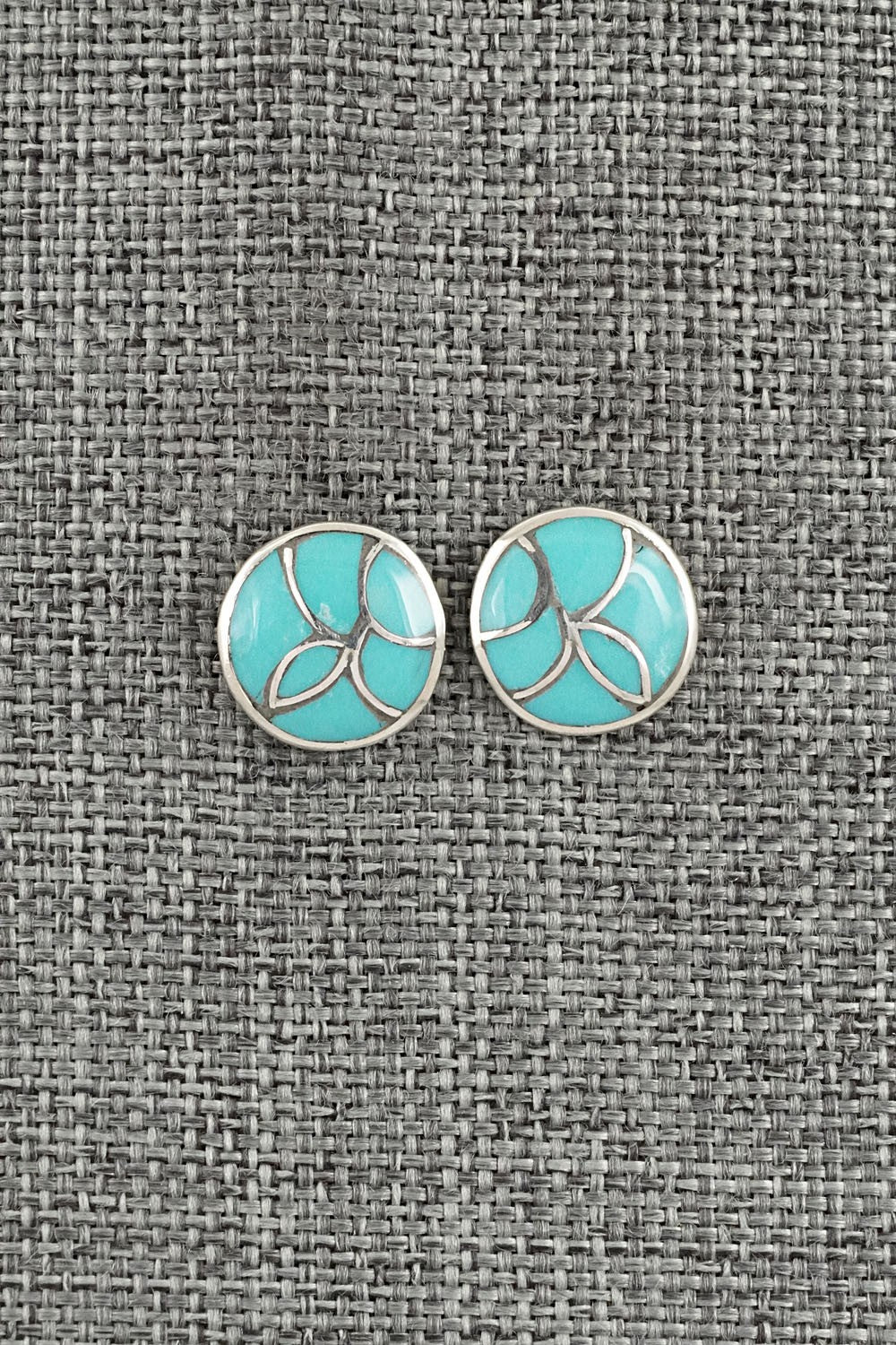 Turquoise & Sterling Silver Earrings - Orena Leekya