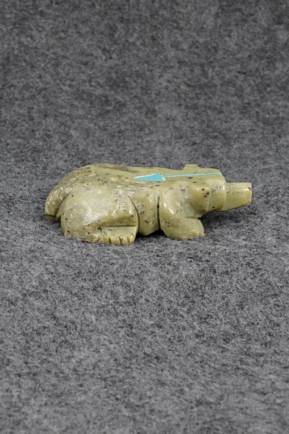 Badger Zuni Fetish Carving - Adrian Cachini