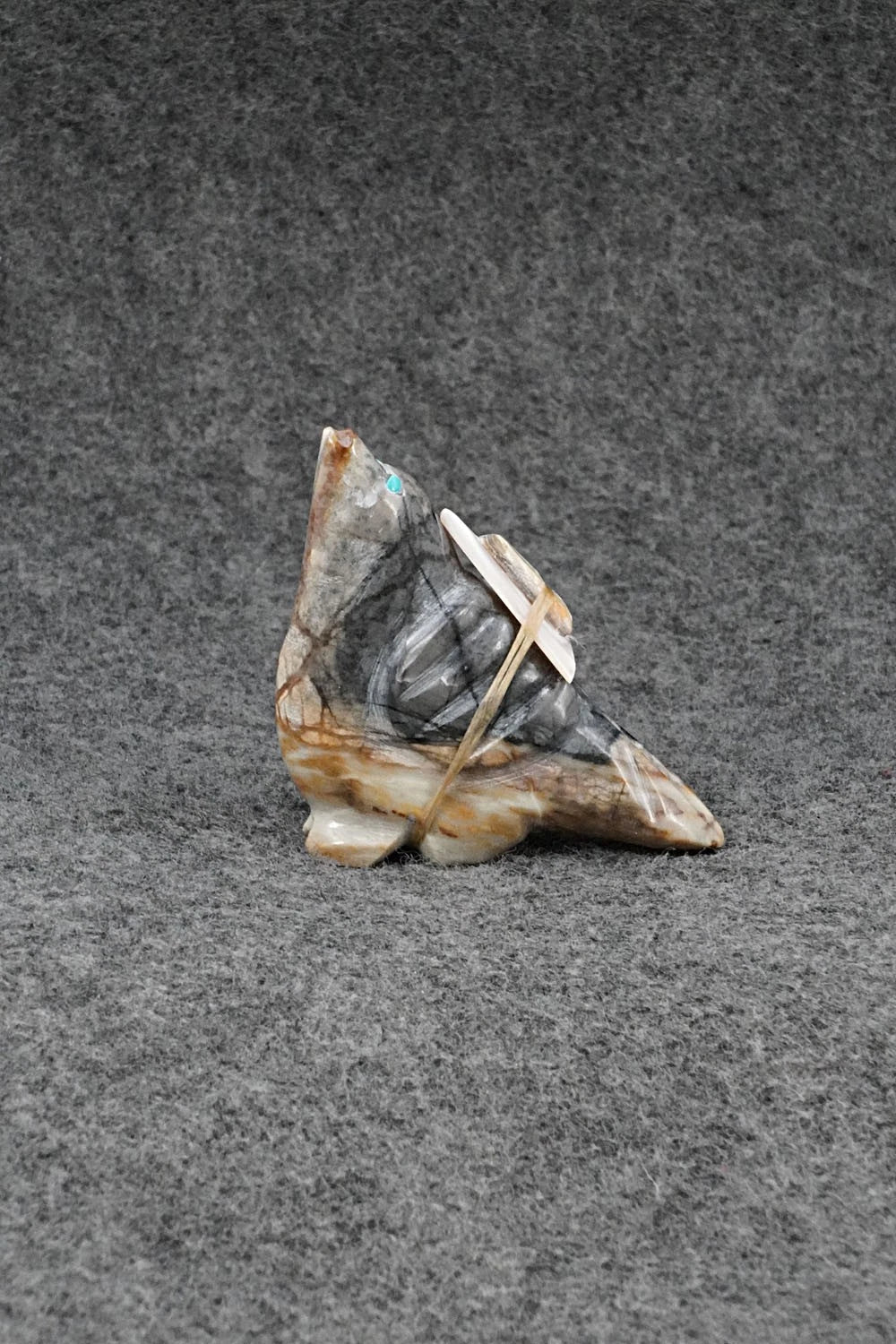 Bird Zuni Fetish Carving - Delvin Leekya