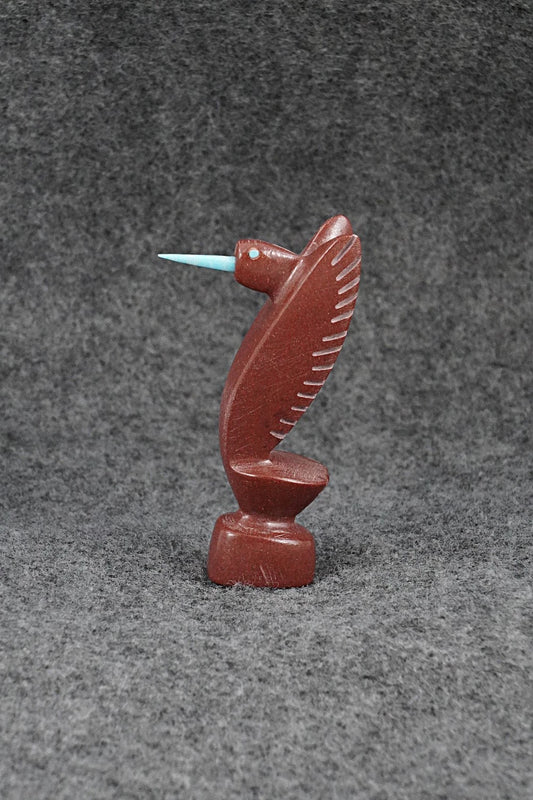 Hummingbird Zuni Fetish Carving - Brandon Phillips