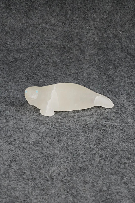 Seal Zuni Fetish Carving - Lance Cheama