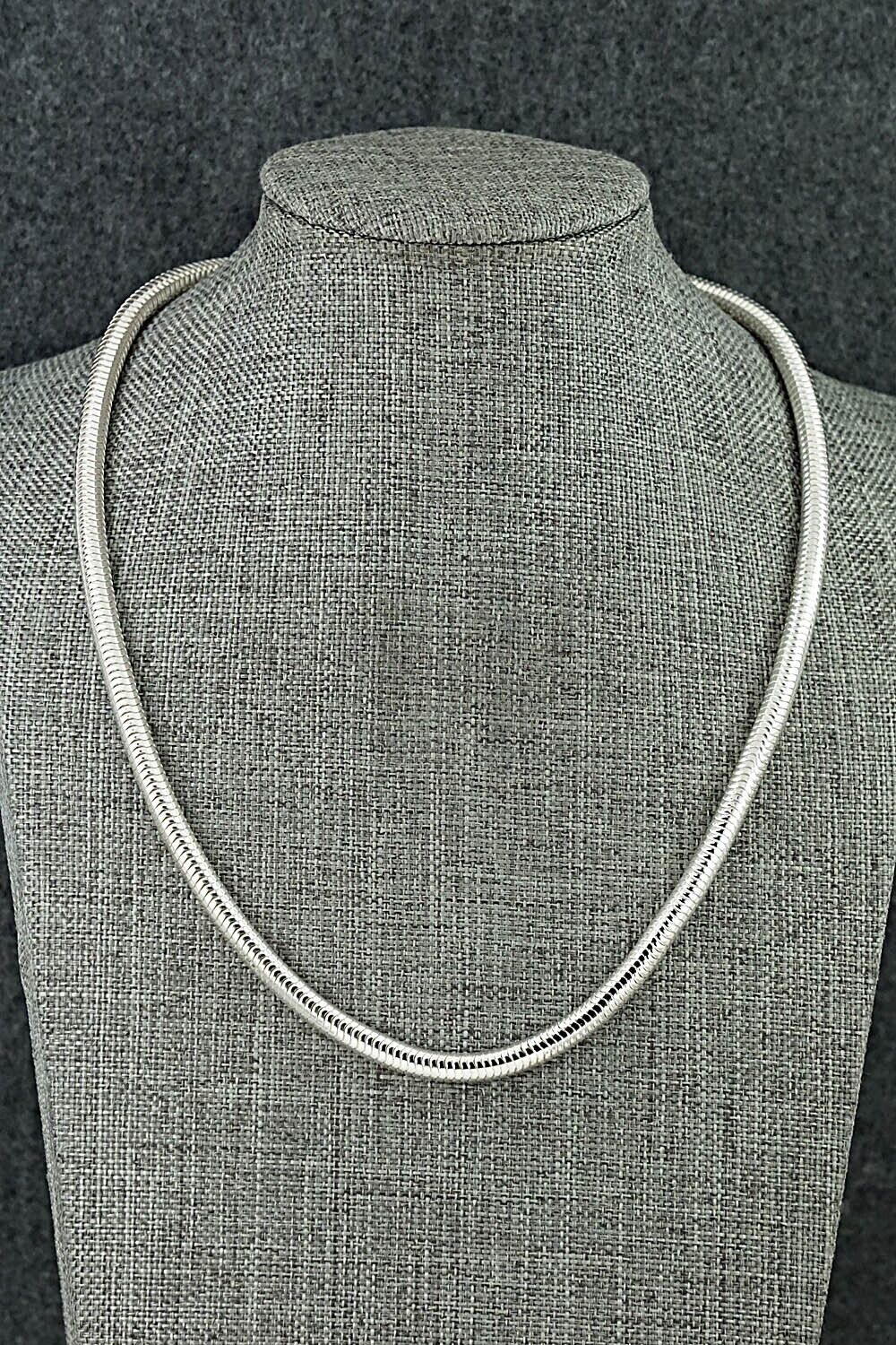 Sterling Silver Chain Necklace - Sterling Silver 18"