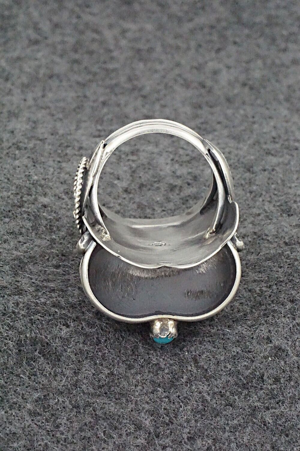 Turquoise & Sterling Silver Ring - Tim Yazzie - Size 10