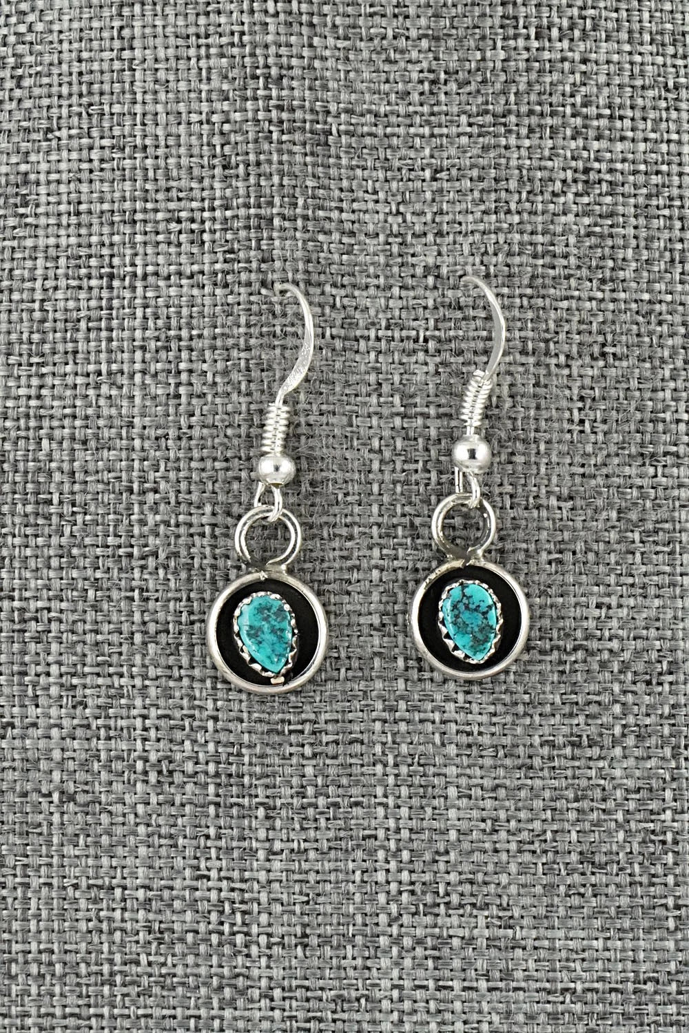 Turquoise & Sterling Silver Squash Blossom Set - Phil Garcia