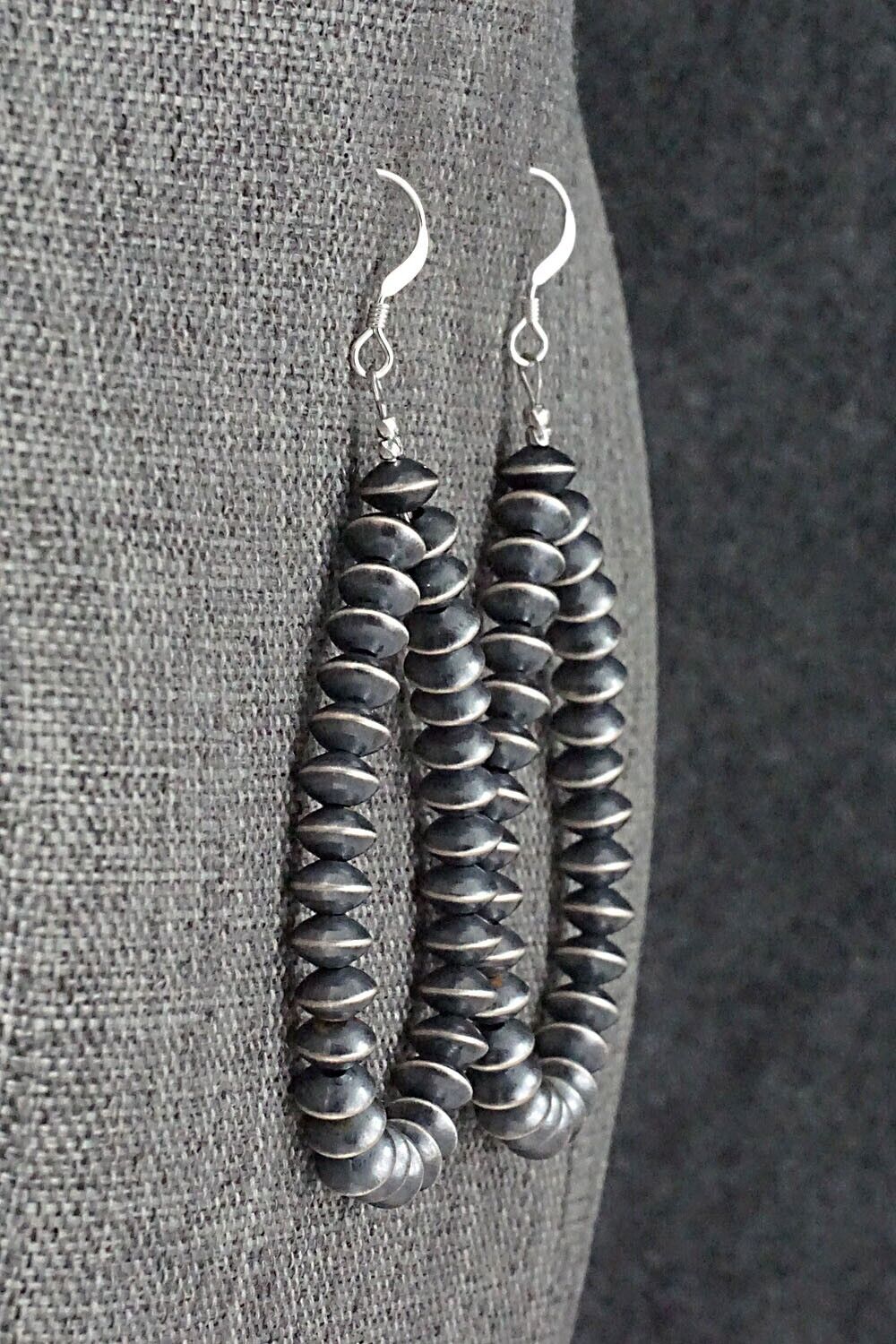 Sterling Silver Beaded Earrings - Louise Joe