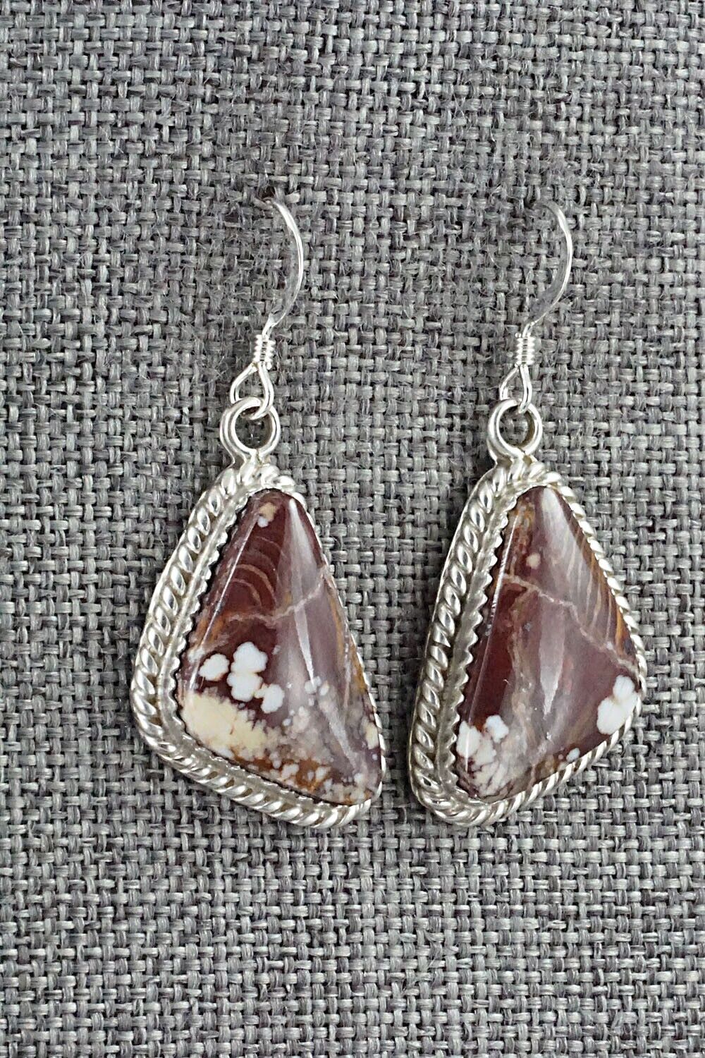 Wild Horse & Sterling Silver Earrings - Sheena Jack
