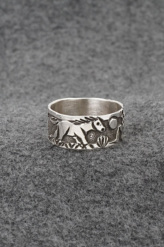Sterling Silver Ring - Lloyd Becenti - Size 12