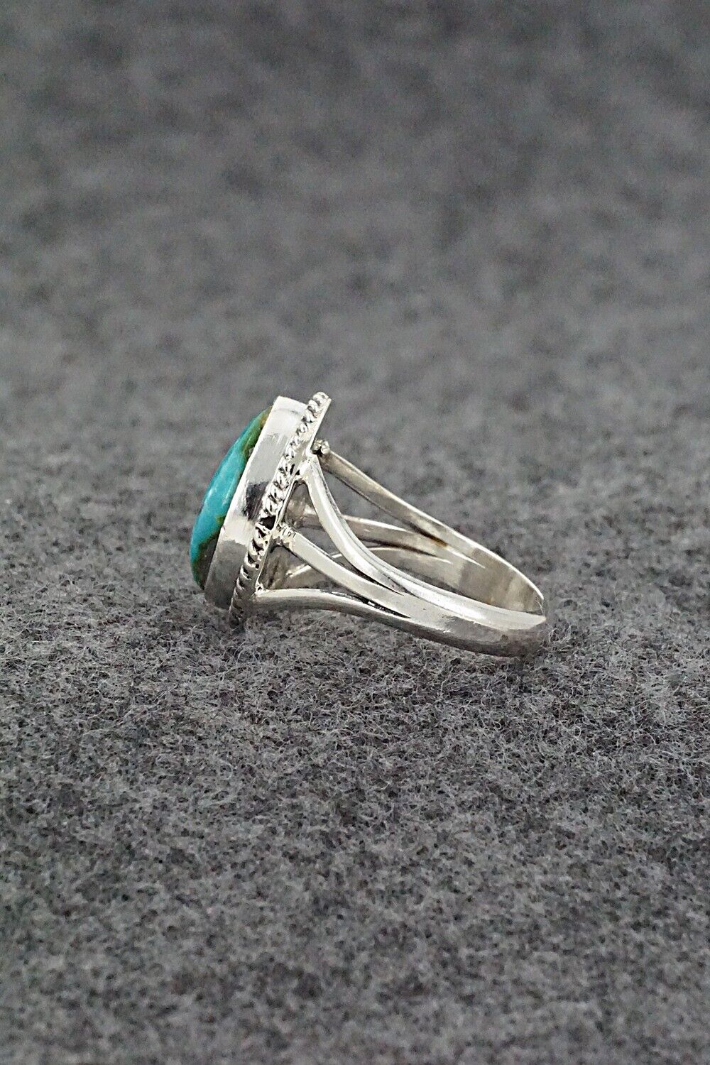 Turquoise & Sterling Silver Ring - Alice Rose Saunders - Size 6.5