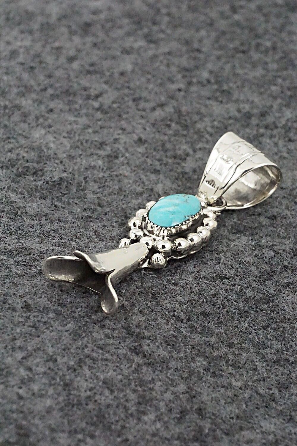 Turquoise & Sterling Silver Pendant - Patsy Lee