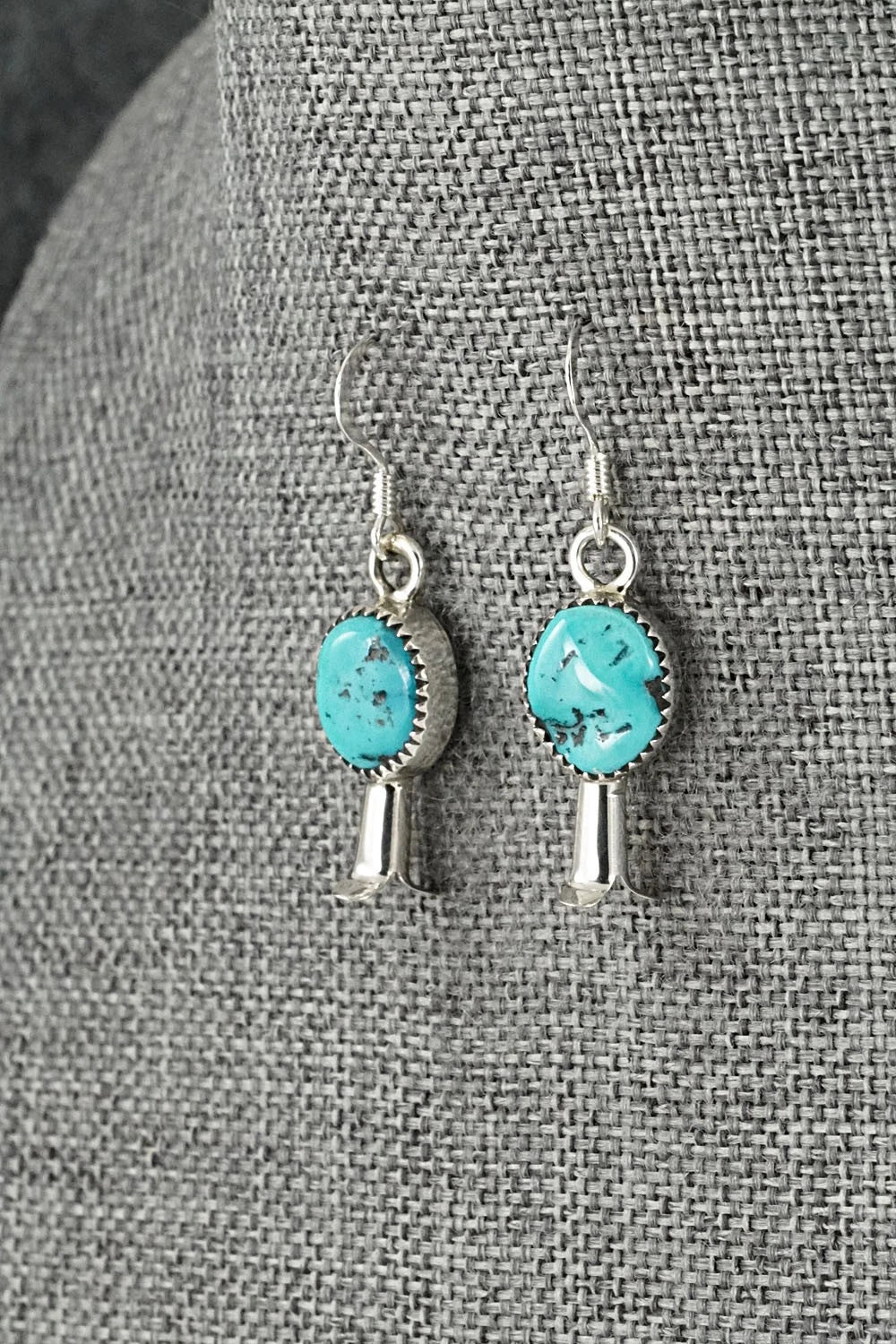 Turquoise & Sterling Silver Squash Blossom Set - Califreda Roanhorse