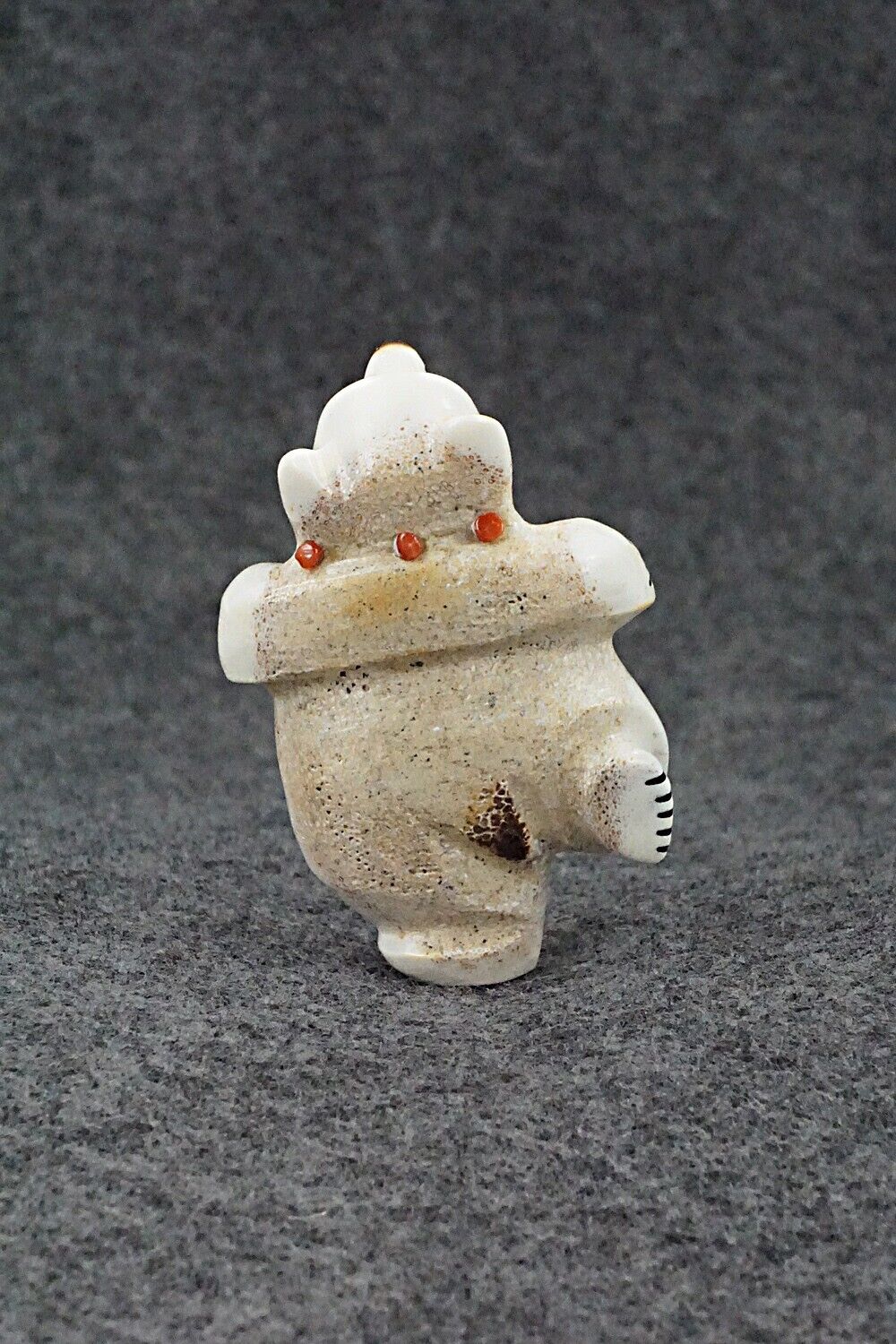 Dancing Bear Zuni Fetish Carving - Claudia Peina