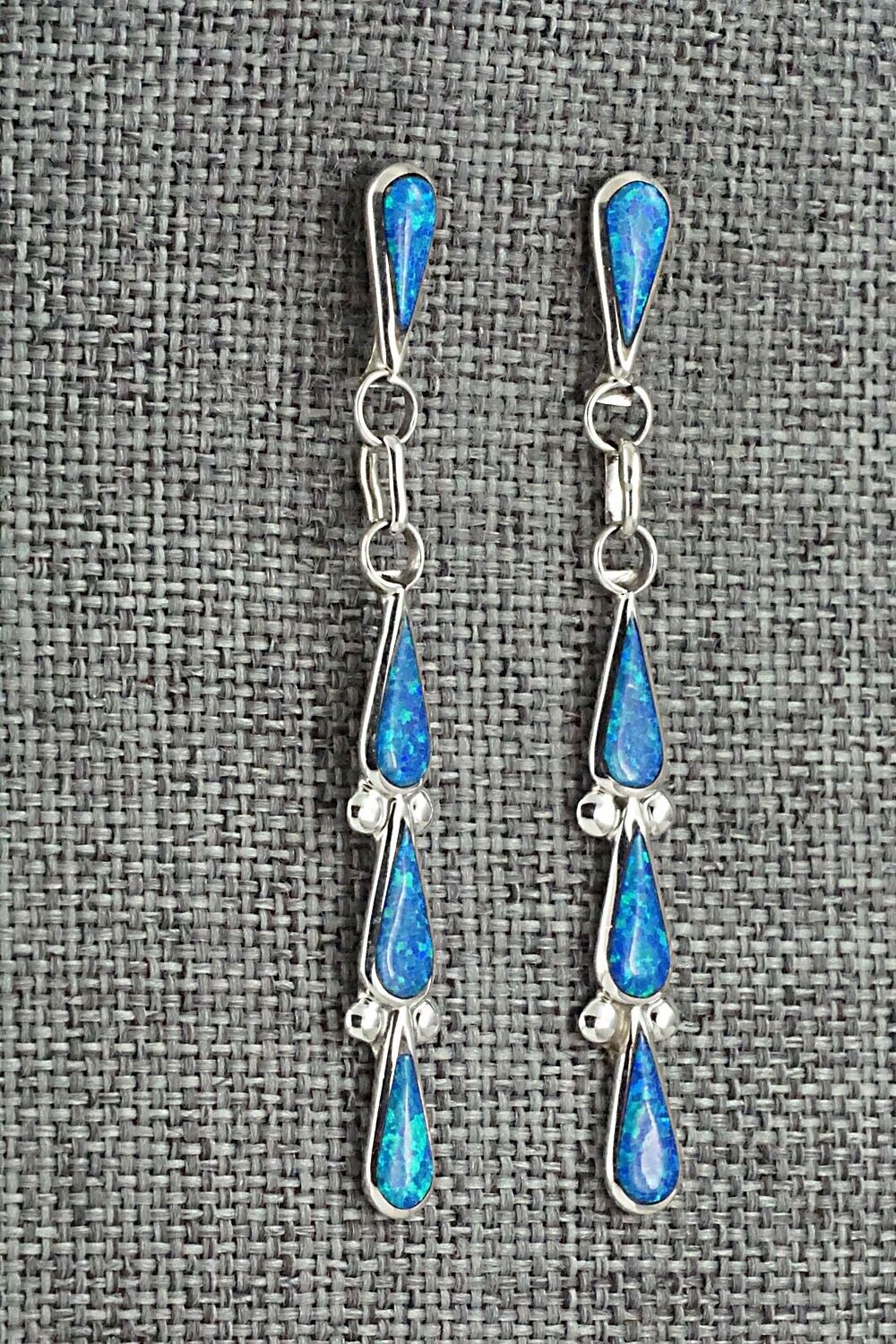Opalite & Sterling Silver Earrings - Angela Gasper