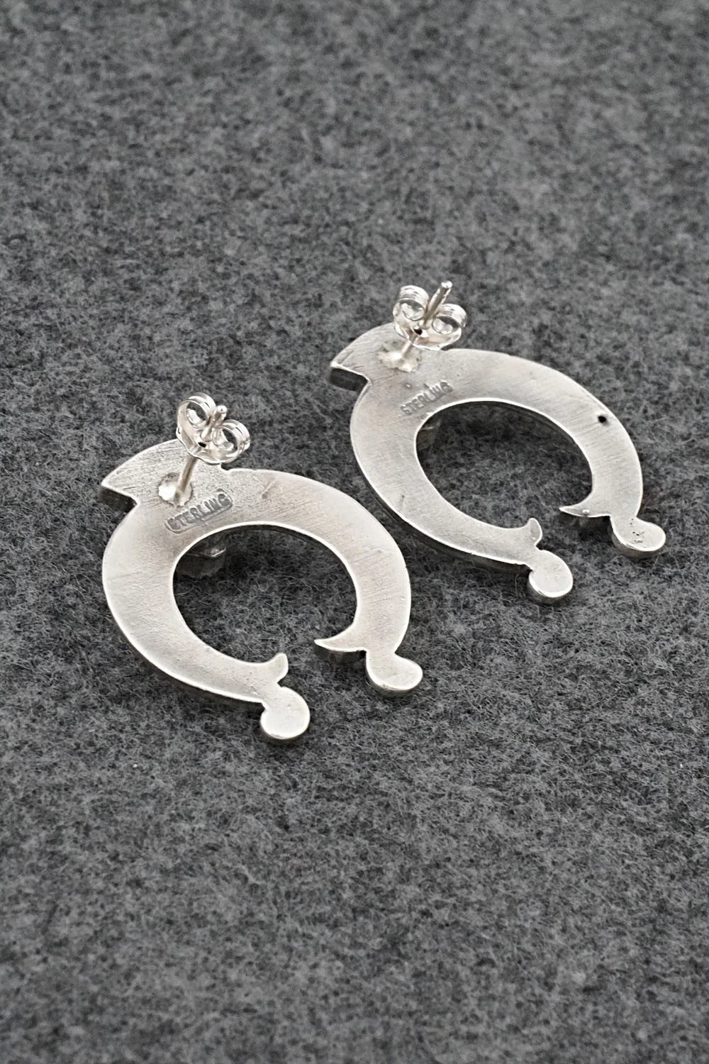 Turquoise & Sterling Silver Earrings - Adrienne Gordon