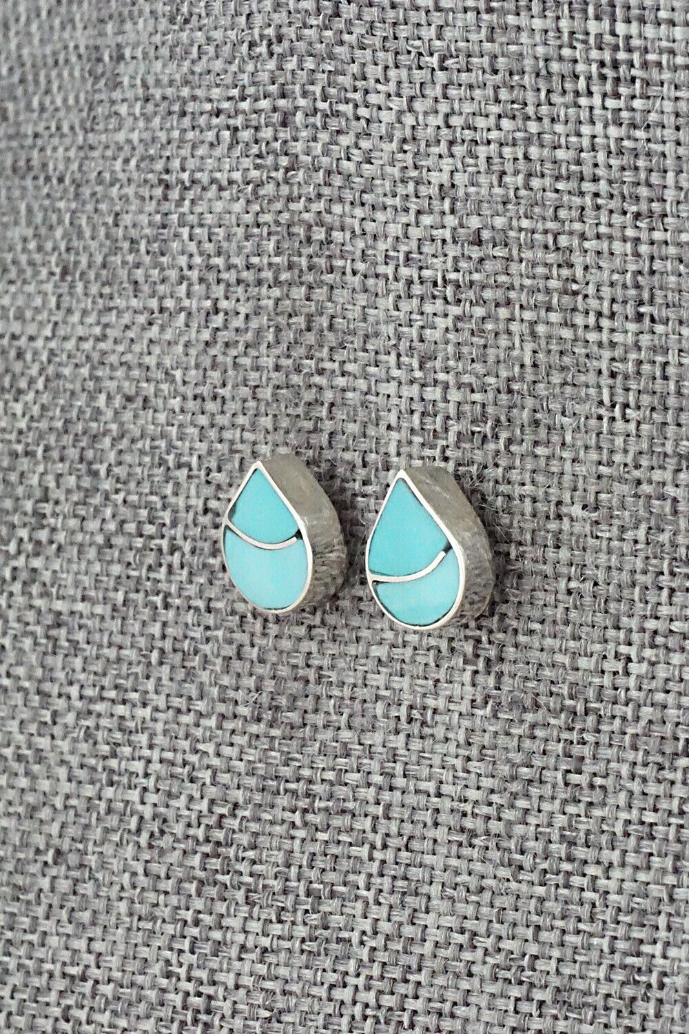 Turquoise & Sterling Silver Earrings - Lynelle Johnson